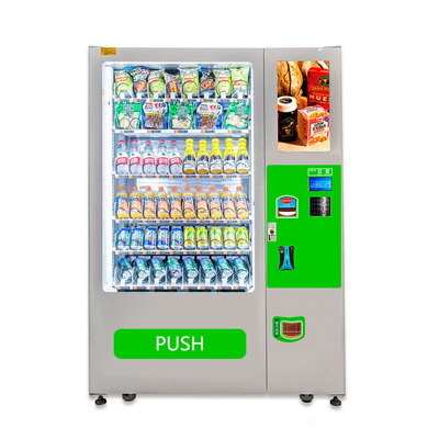 Mesin Penjual Makanan Ringan Dan Minuman Dengan Kartu Kredit Atau Sistem Pembayaran Tunai
