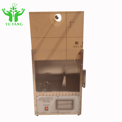 45 Derajat Flamability Tester Automatic Burning Tester Flammability Test Chamber