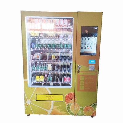 Mesin Penjual Otomatis 10-lebar Untuk Minuman Botol Atau Kalengan Atau Makanan Olahan