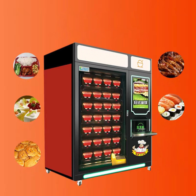 Pasokan Pabrik Penjual Otomatis Dengan Pemanasan Microwave Mesin Penjual Makanan Cepat Saji Untuk Dijual Pizza